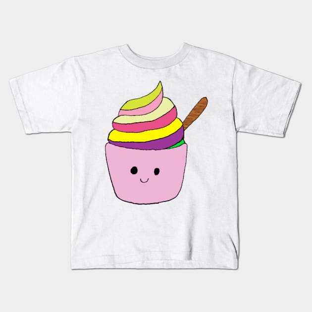 Frozen Yogurt Kids T-Shirt by jhsells98